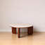 Table basse surélevée 100% chêne massif