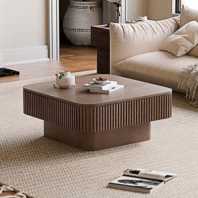 Table basse carrée avec rangement