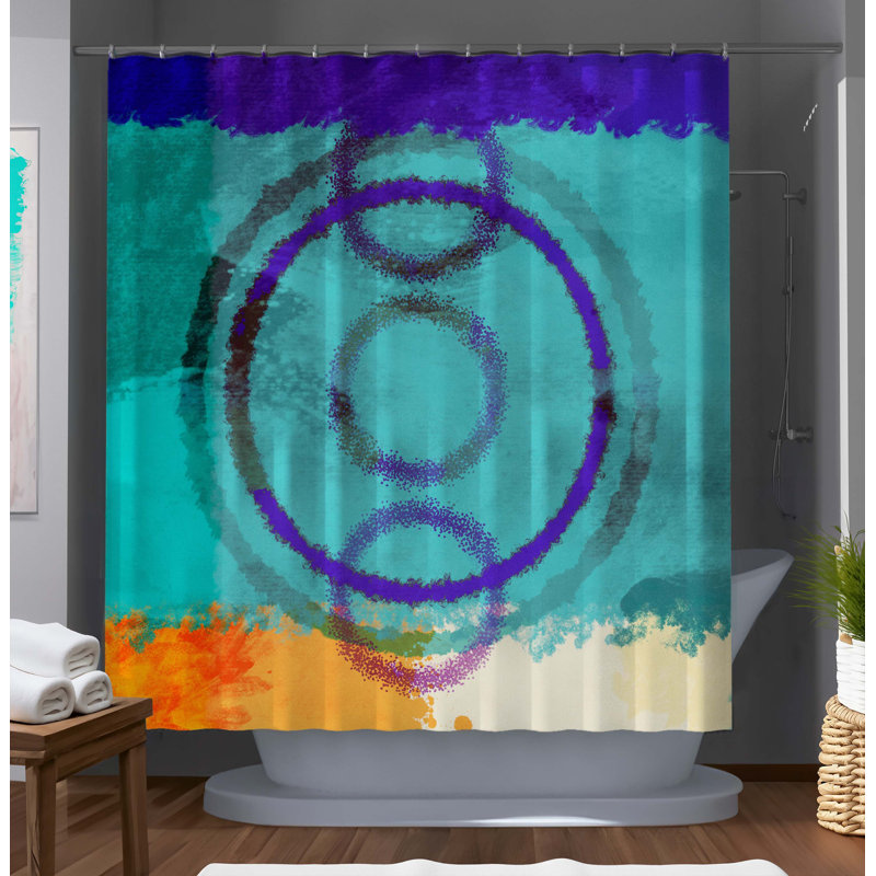 Rideau de douche abstrait Katheren