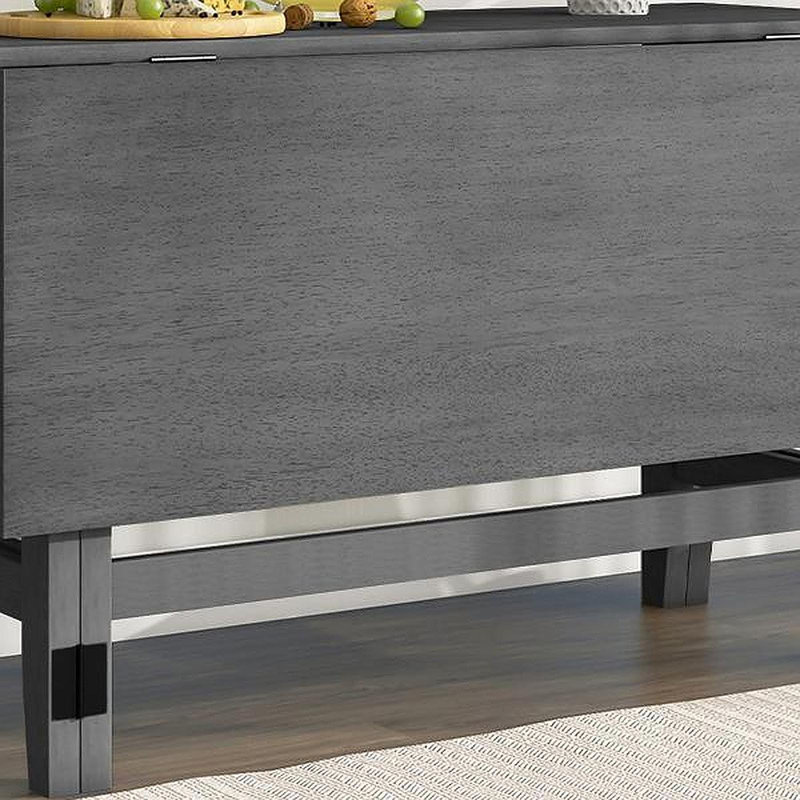 Table de salle à manger extensible Farmhouse, Gris