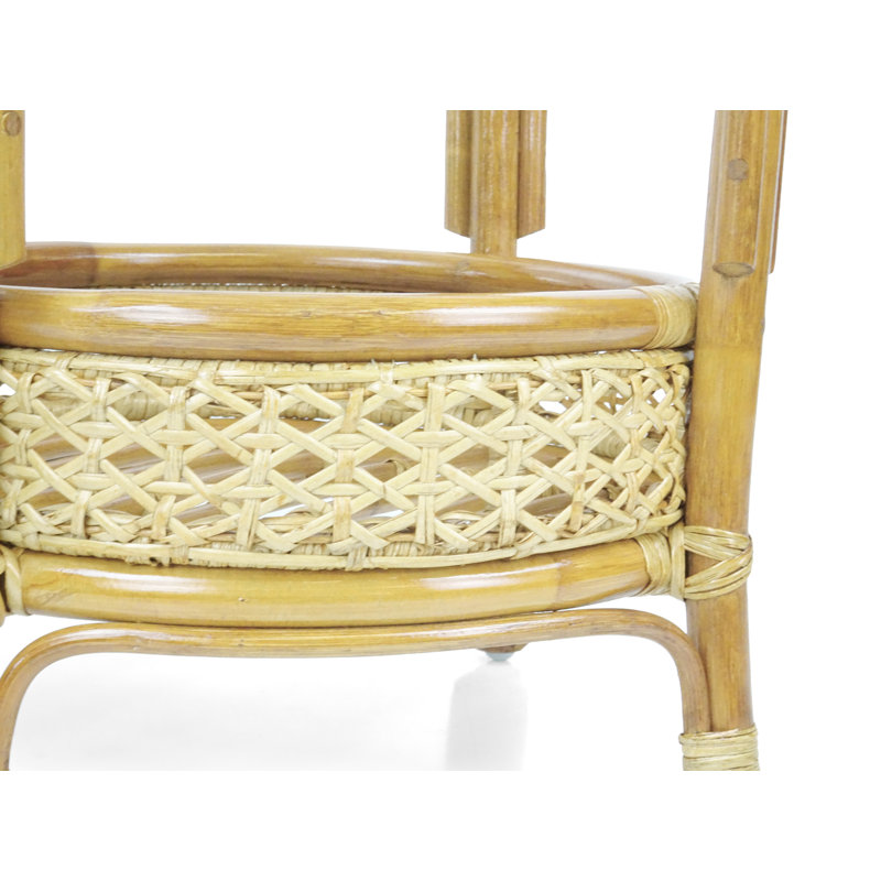 Pesmes Rattan Wicker Coffee Table, Natural