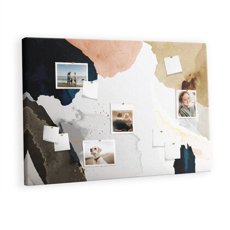 Makayle Cork Corkboard / Bulletin Board, 40" H x 60" W x 2.5" D
