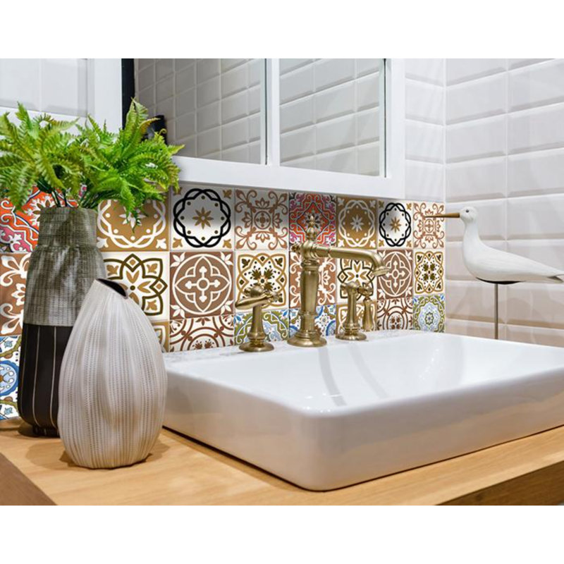 Adhésif décoratif à carreaux décoratifs