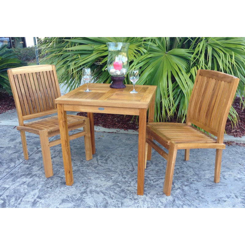 Belize Outdoor Teak Dining Side Chair