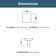 Simple Chamfered 1.122" Length Square Knob Multipack
