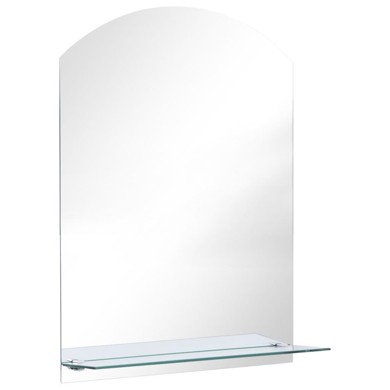 Anacoglu Wall Mirror with Shelves, 70cm H x 50cm W