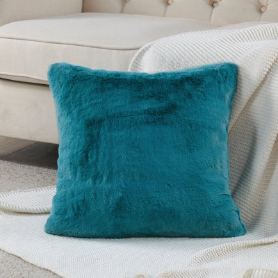 Heavy Faux Fur Throw Pillow Cover
