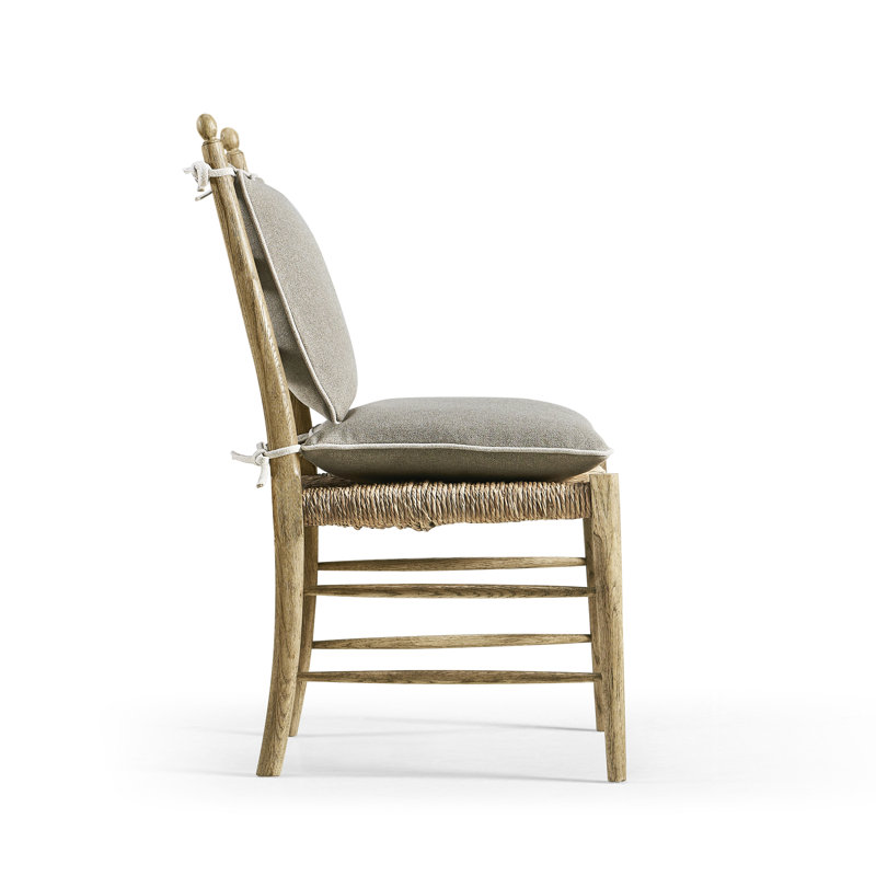 Doppler Upholstered Dining Chair, Stripped Brown Chestnut