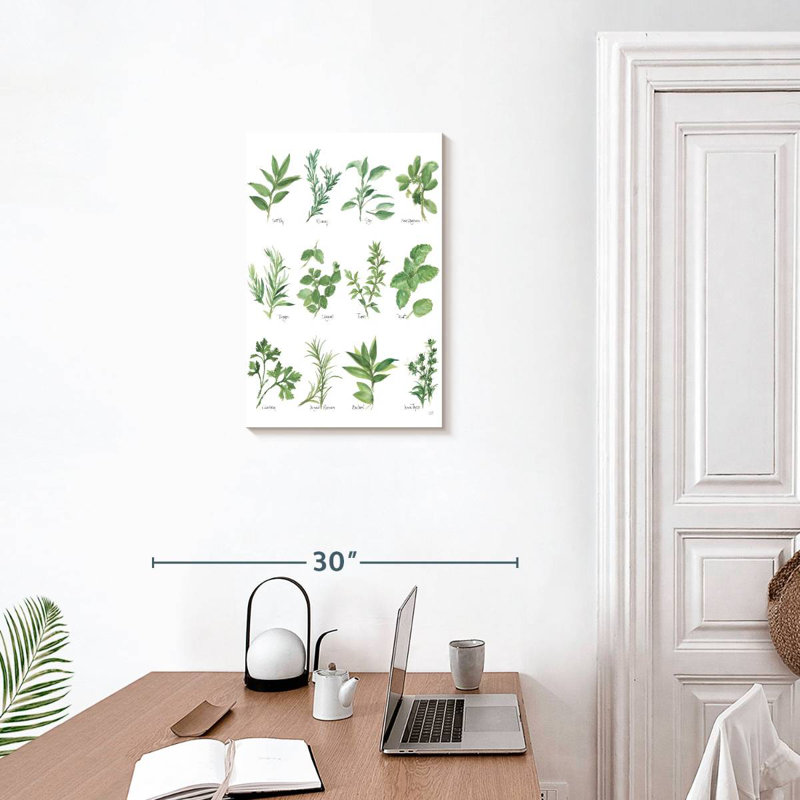 Tableau Harnek Herb, H 24 po x l 16 po
