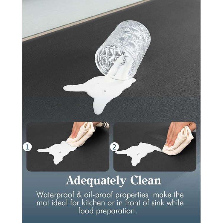 Eider & Ivory™ Crothers Memory Foam Anti-Fatigue Non-Skid Kitchen Mat