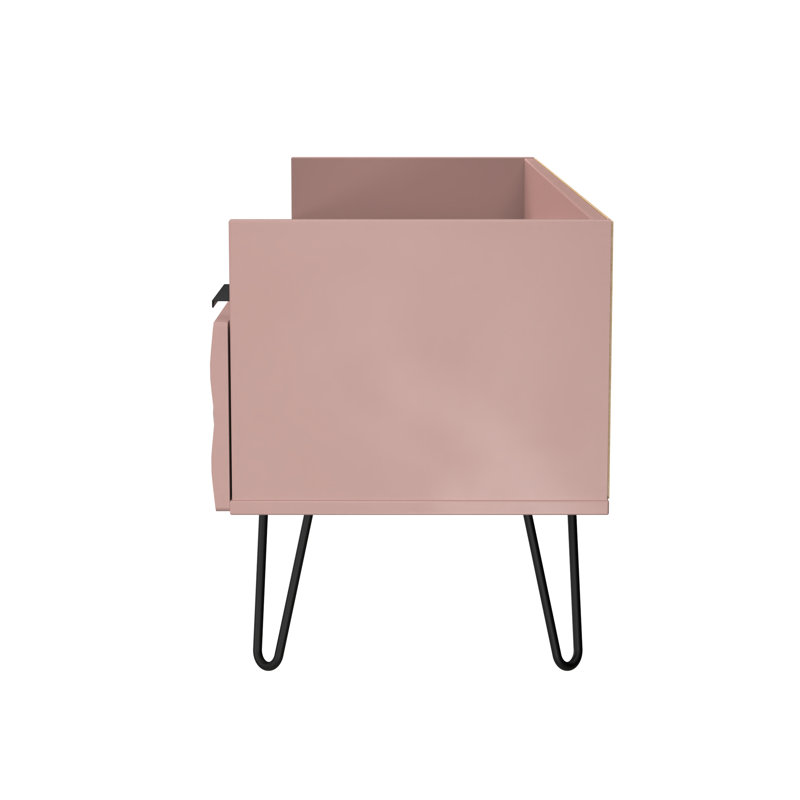 Tarkio 2 Drawer Coffee TV Unit, Pink