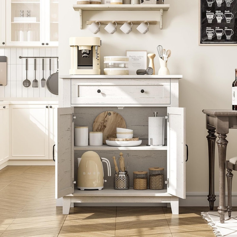 80cm Sideboard, White