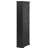 Tall Black Bathroom Cabinet With Adjustable Shelf And Middle Inner Lower Drawer Storage Top Outer