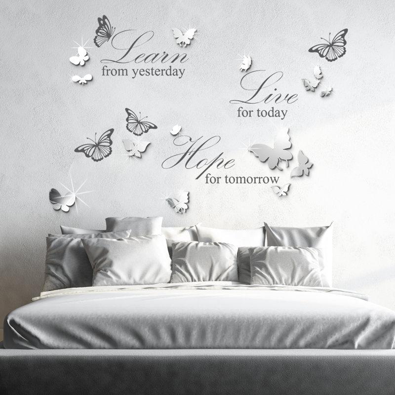 Text & Numbers Non-Wall Damaging Wall Decal