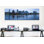 « willamette river, portland, multnomah county, oregon », reproduction de photo sur toile