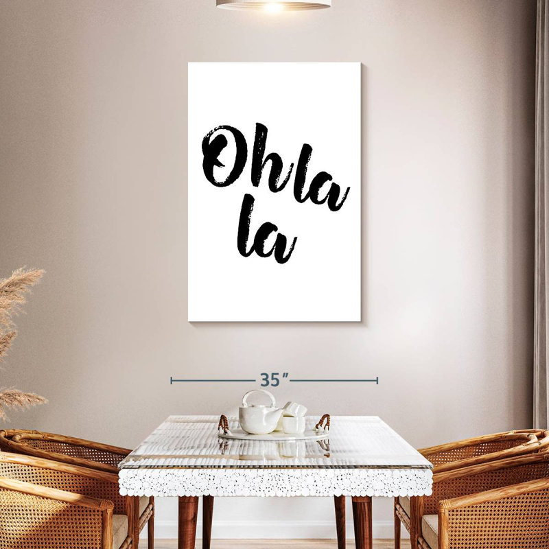 Oh La La, 24" H x 16" W