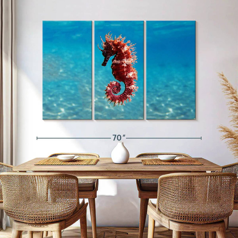 Mediterranean Seahorse, 42" H x 65" W