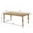 Jahnya Solid Wood Leg Dining Table With Oak Veneer Top And Turned Legs