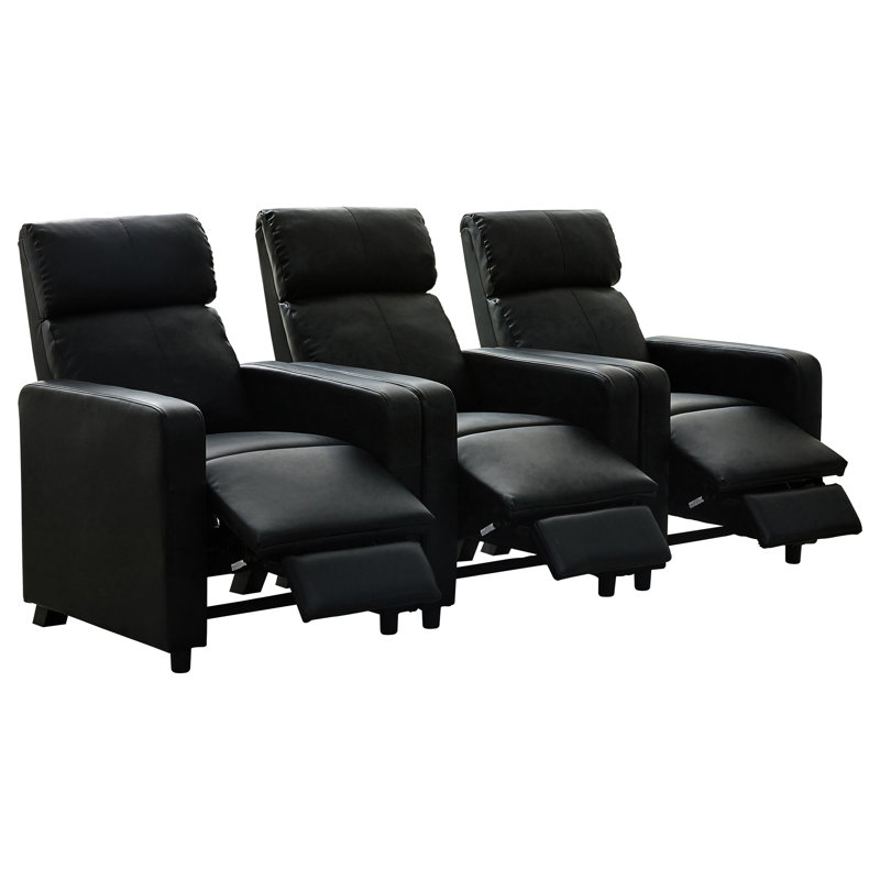 Ensemble de salon inclinable rembourré Grand Aesthetic - Sylvester
