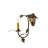 Rustic Lodge Candle Wall Light