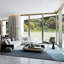 Window Film Frosted Stripes Design PVC