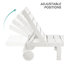 Chaise longue d'extérieur inclinable Haley-2026278780