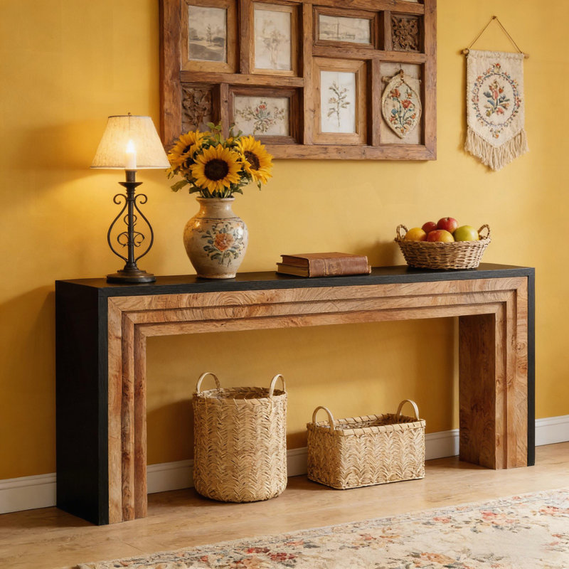 Table de couloir moderne, console moderne pour le salon
