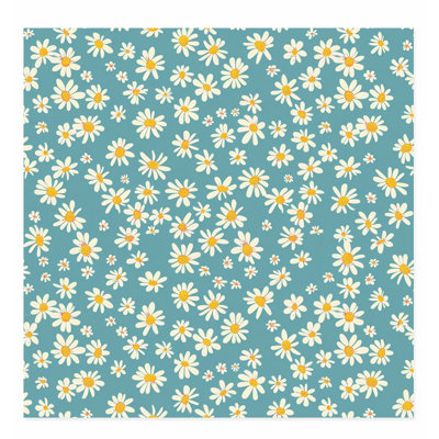 Floral Daisies VII Cottage, reproduction d'art sans cadre