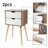 Coldiron Drawer Mid-Century Nightstand-481405688