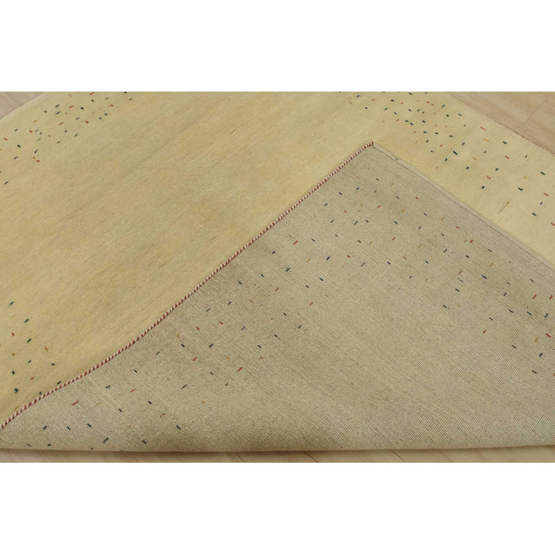 Tapis blanc nouvel âge en laine 6 pi 7 po x 7 pi 6 po Murlyn