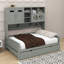 Lit de jour double en bois avec couchette-1989606307-1989606317