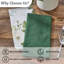  Ensemble de 4 serviettes Green Elements-341490248-341490252