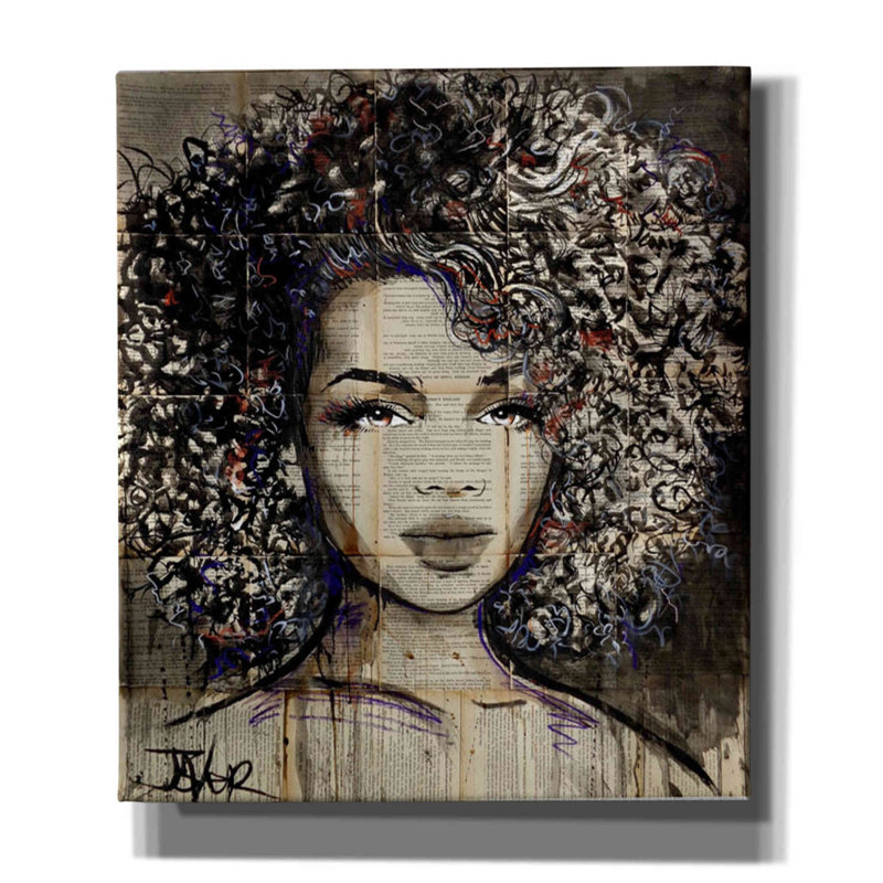 «Wonder 2» par Loui Jover, impression sur toile tendue, H 30 po x l 26 po x P 1,5 po