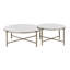 Ensemble de tables gigognes en marbre Zaidee