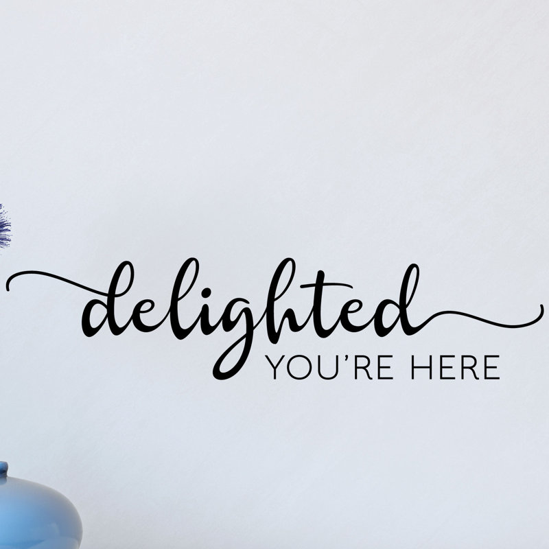 Text & Numbers Non-Wall Damaging Wall Decal