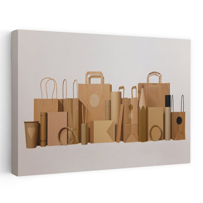 Contemporary Art Contemporary Abstract Wall Art by Ildefonso Martin - Wrapped Canvas Print
