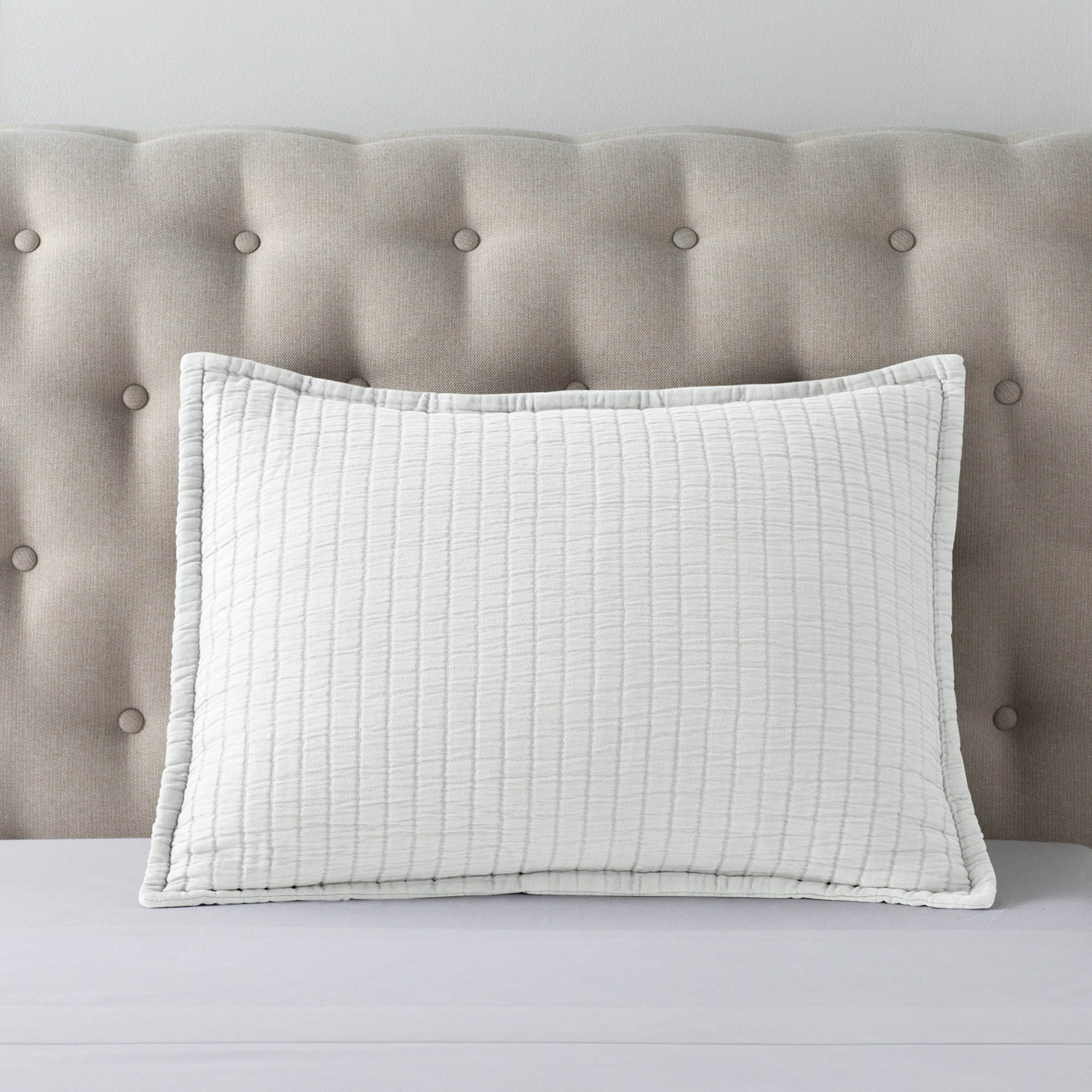 Boyfriend 100% Cotton Envelope Sham, Standard, Sky