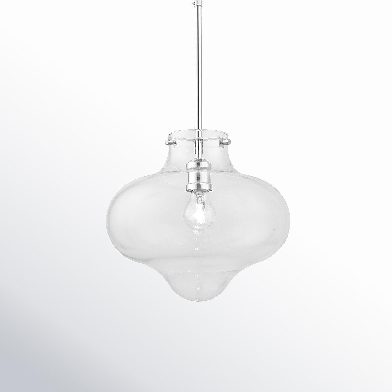 Marlana 1 - Light Single Schoolhouse Pendant