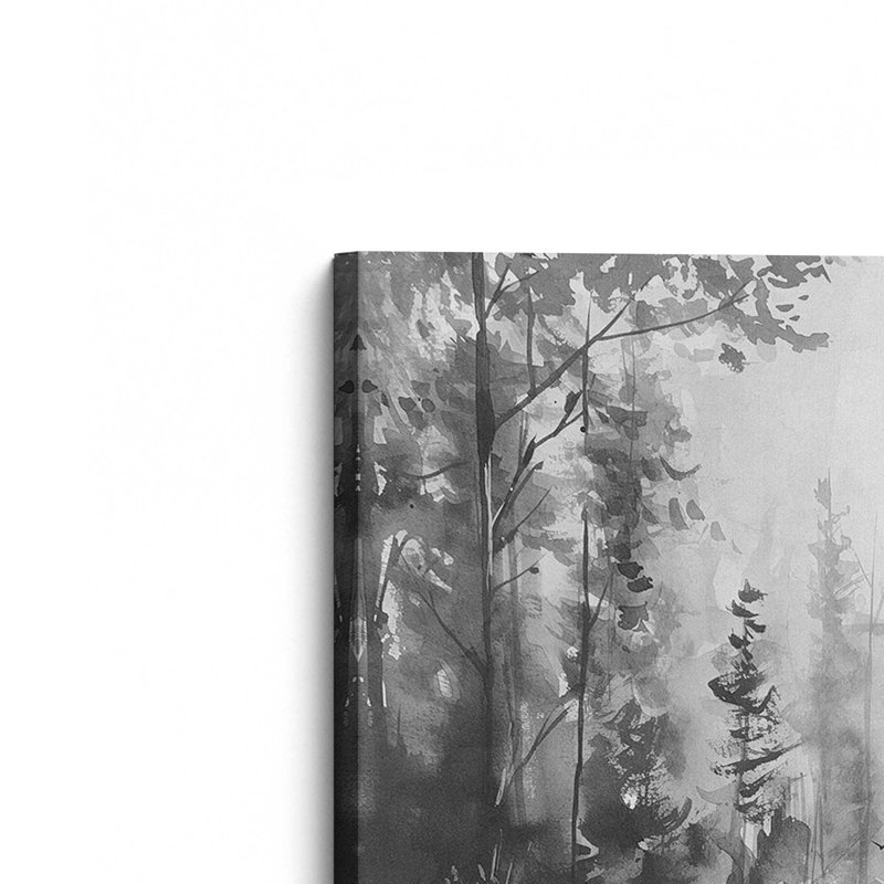 Ensemble de 3 impressions sur toile Forest Enclave, H 48 po x l 96 po x P 1,25 po, Toile tendue