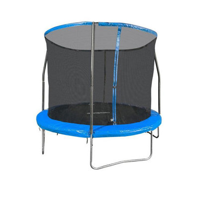Halley Freeport Park in. Round Backyard Trampoline with Safety Enclosure