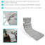 Coussin de chaise longue 23 po x 75 po - Gris-1734967997