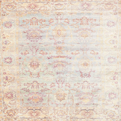 Tapis traditionnel jaune / marron
