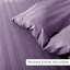 Microfiber Striped Duvet Cover Set with Pillowcases-169491082-169491073