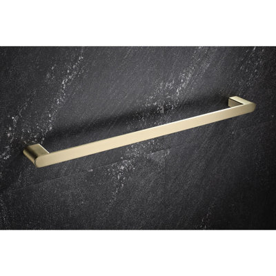 Quincaillerie de salle de bain 5 - 304, Grattage, attrait moderne, installation facile pour divers espaces, accessoire de finition or brossé rouille - garantie, esthétique, toutes les pièces, brillance