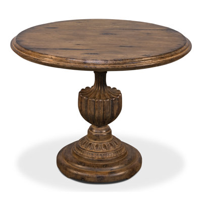 Kasson Round Pine Pedestal Dining Table