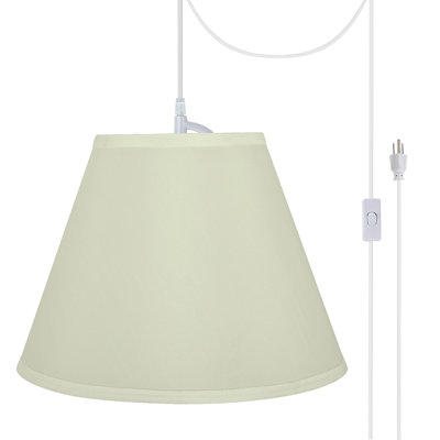 Luminaire suspendu 1 lumière à cône simple Elize