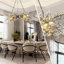 Lustre moderne 51,2 po en forme de branche d'arbre pour salle à manger - finition noir mat-1485773913