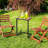 Avinoam Rectangular Ceramic Outdoor Side Table
