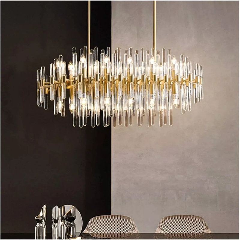 Mcguire Crystal Chandelier, 35cm H x 120cm W x 45cm D, 24