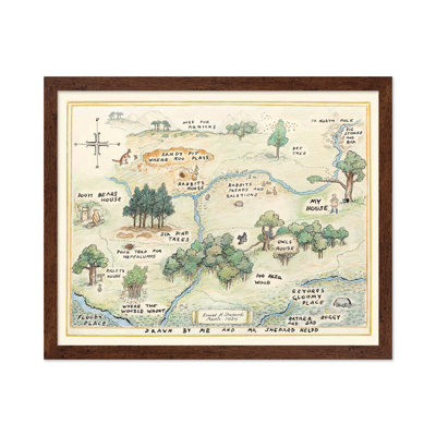 Panneau en bois Winnie l'Ourson